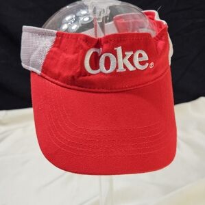 Coke Red Visor Cap for Men
